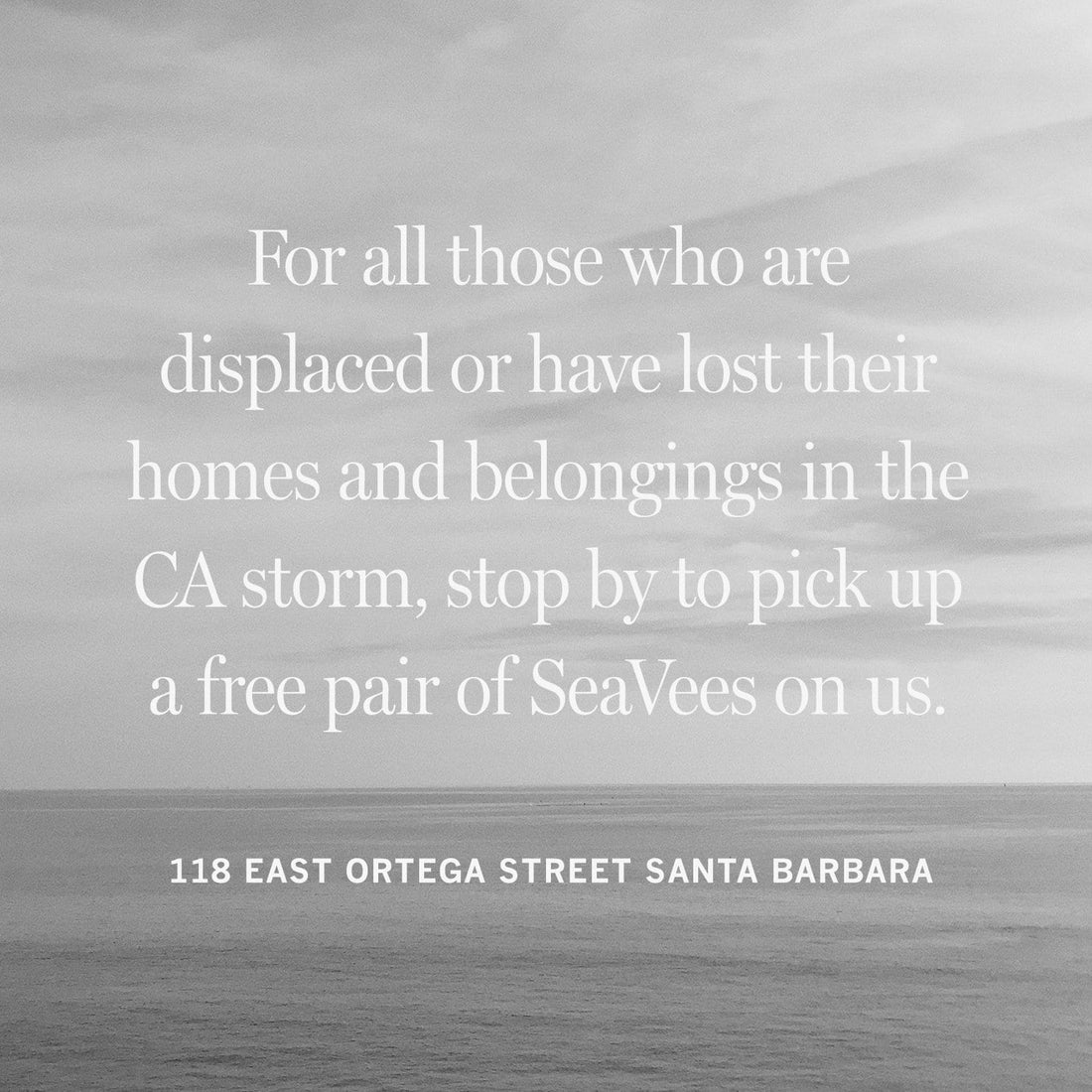 SeaVees Community Shoe Drive