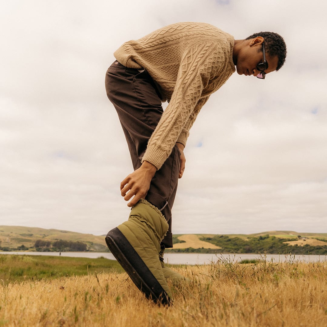 Mens - Après Puff Bootie - Surplus Green