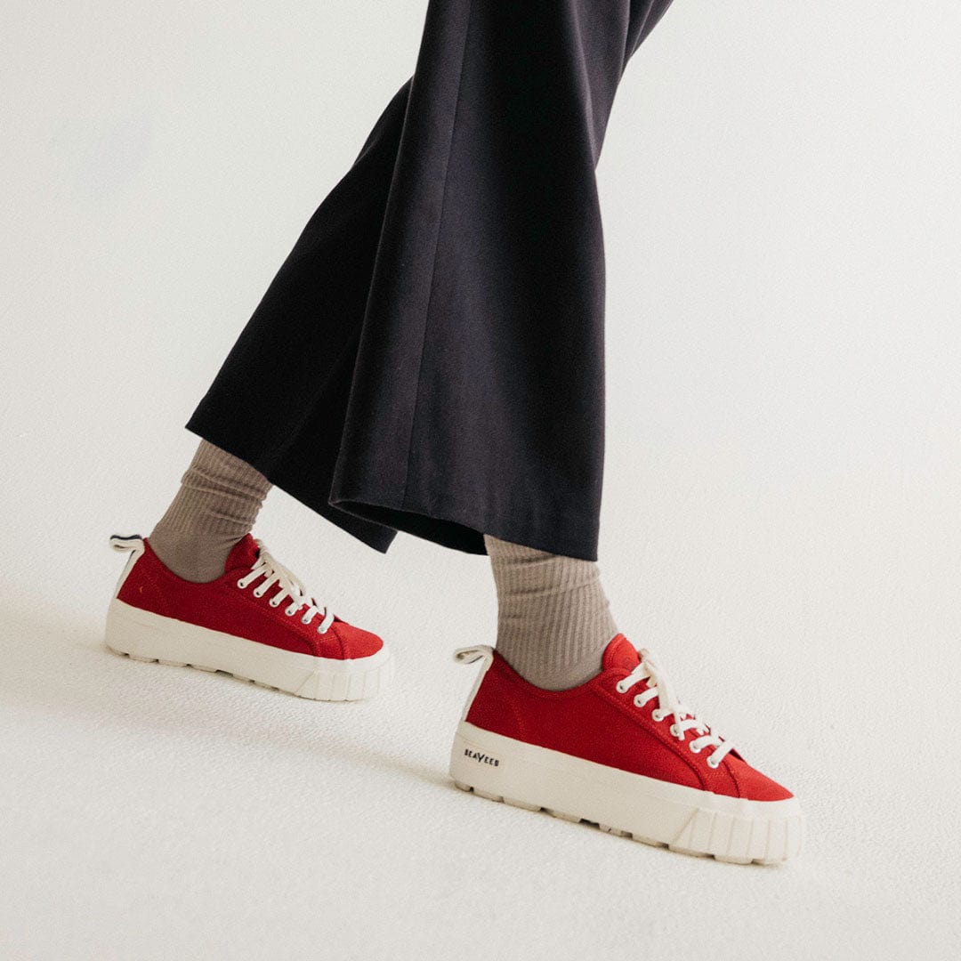 Womens - Melrose Lug Platform - Cranberry