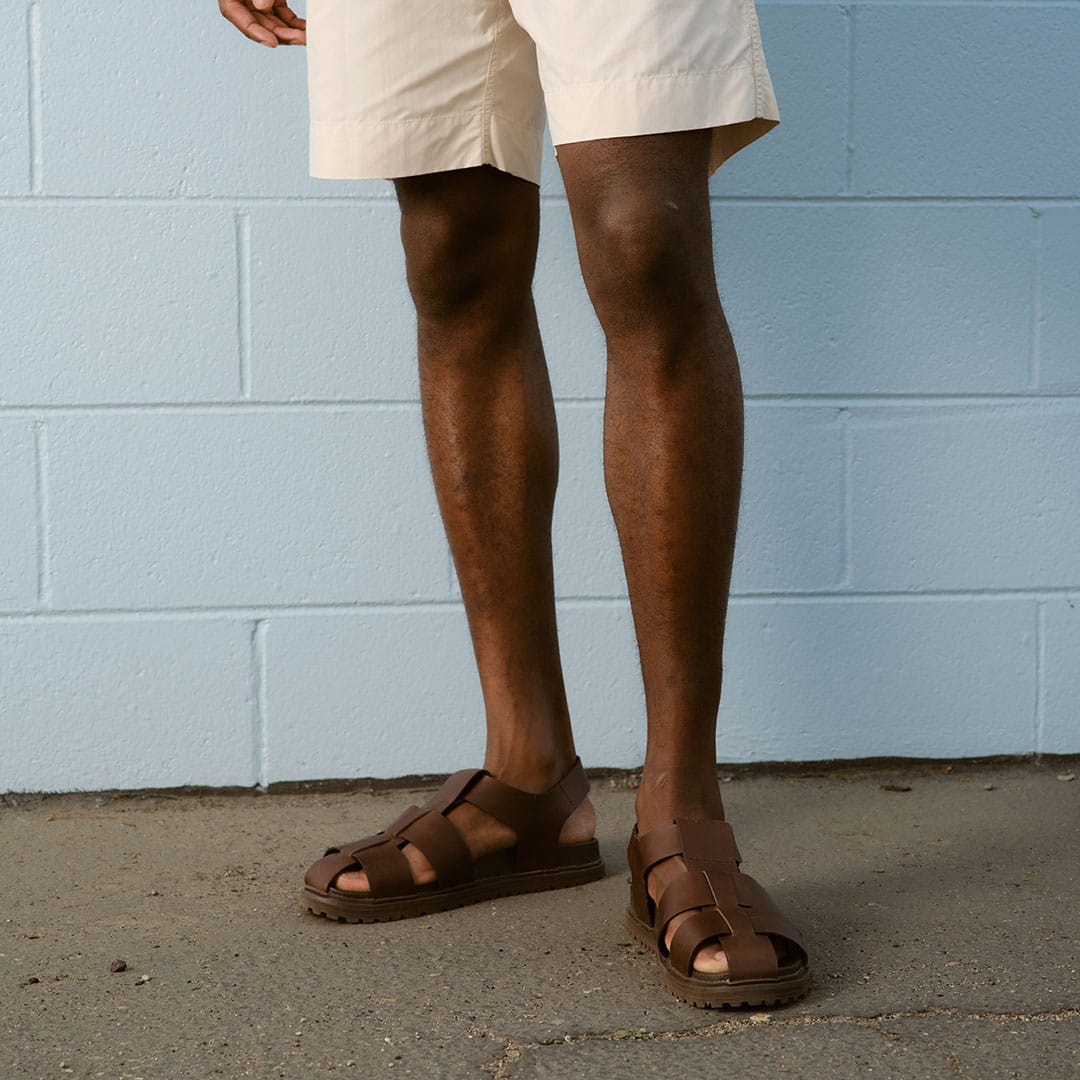 Mens - Cape Fisherman Sandal - Chestnut