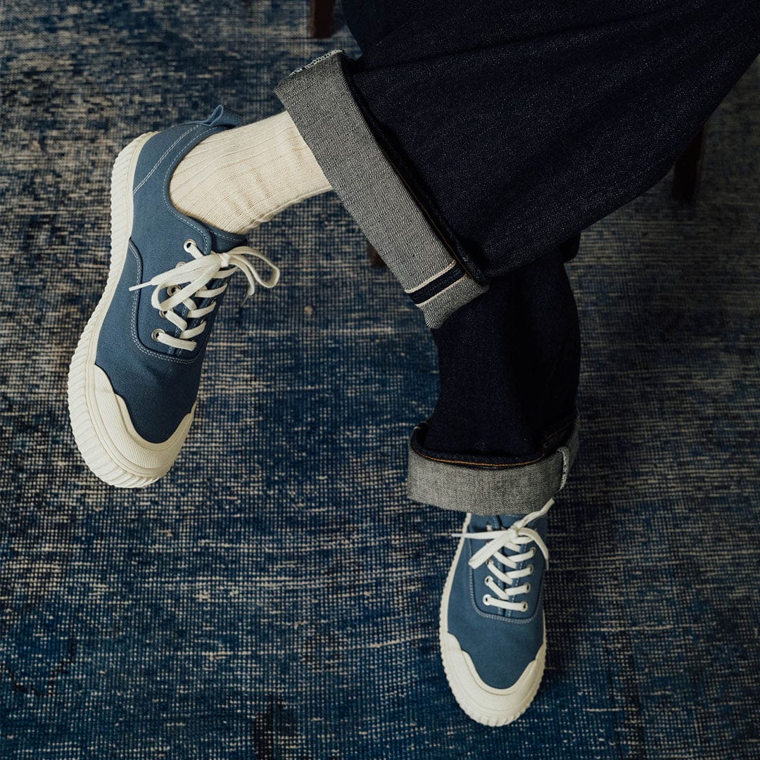 Mens - Sato Oxford - Cadet Blue