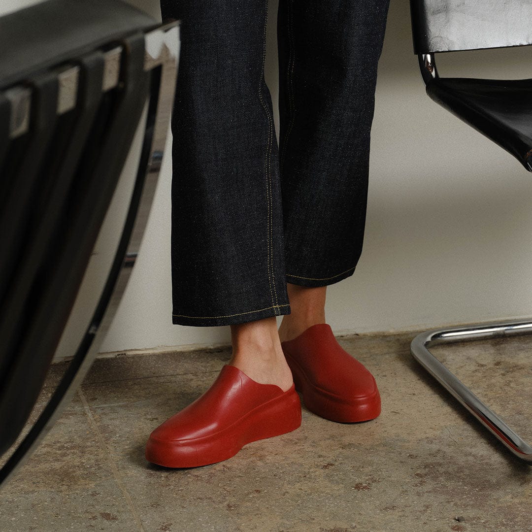 Womens - Marin Mule - Crimson