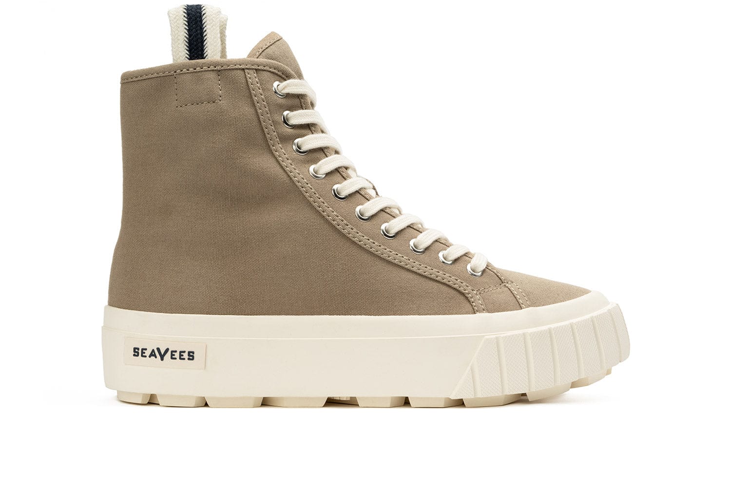 Womens La Brea Lug High Top Platform Stone – SeaVees