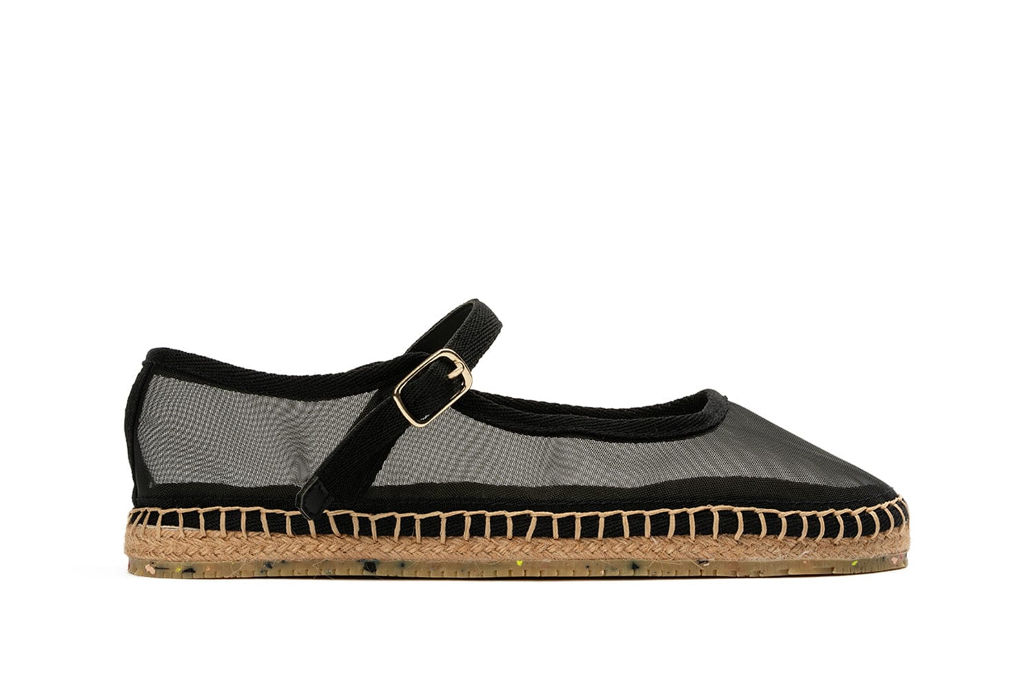 Womens Miramar Espadrille Black – SeaVees - Main Image