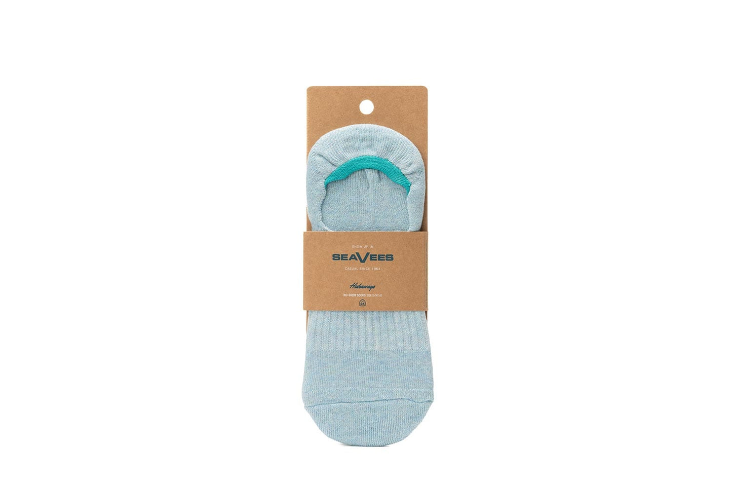Unisex - Hideaways No-Show Sock - Light Blue