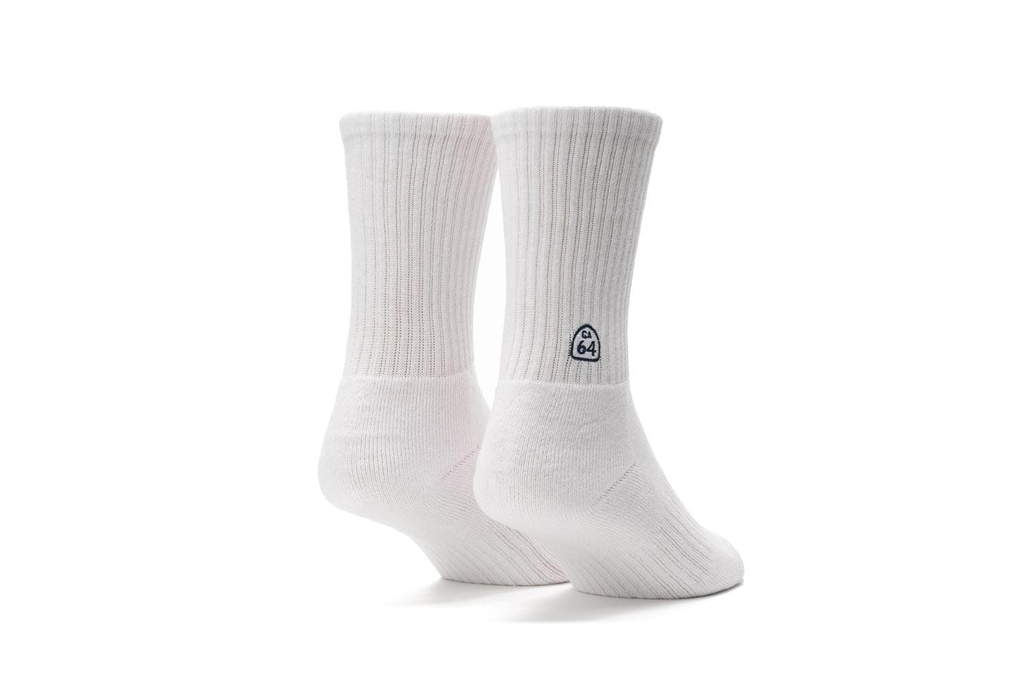 Unisex - Show-Offs Crew Sock - White