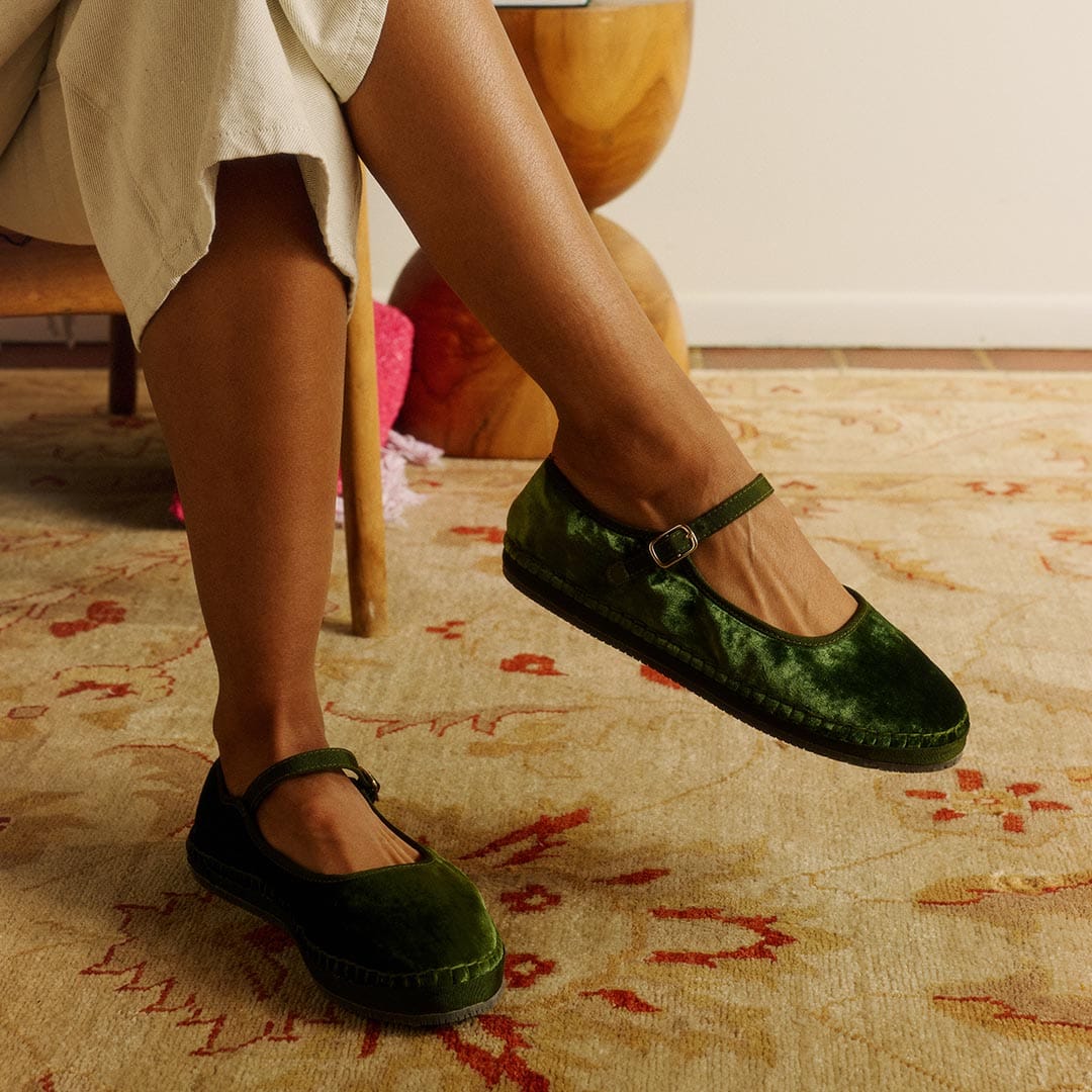 Womens - Carlyle Mary Jane - Dark Moss
