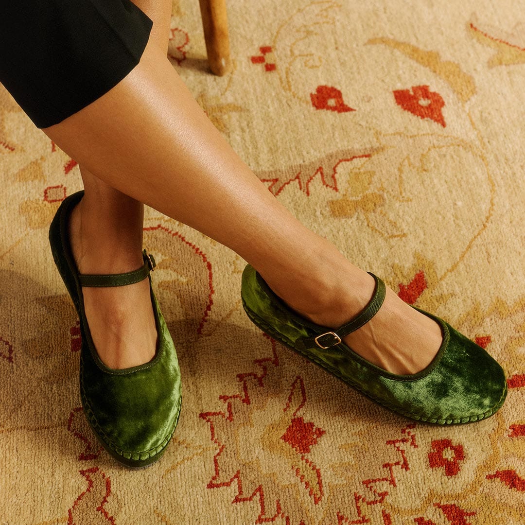 Womens - Carlyle Mary Jane - Dark Moss