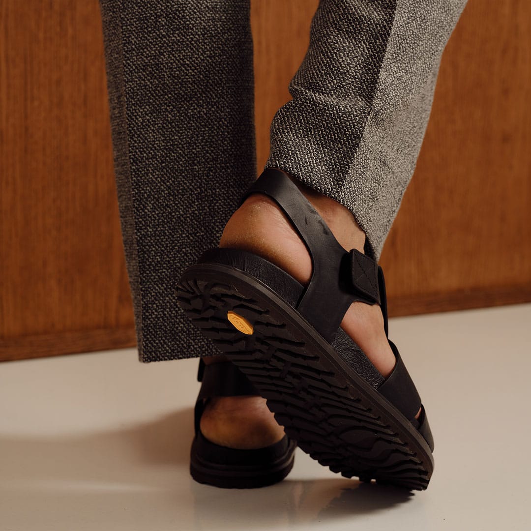 Mens - Cape Fisherman Sandal - Black – SeaVees