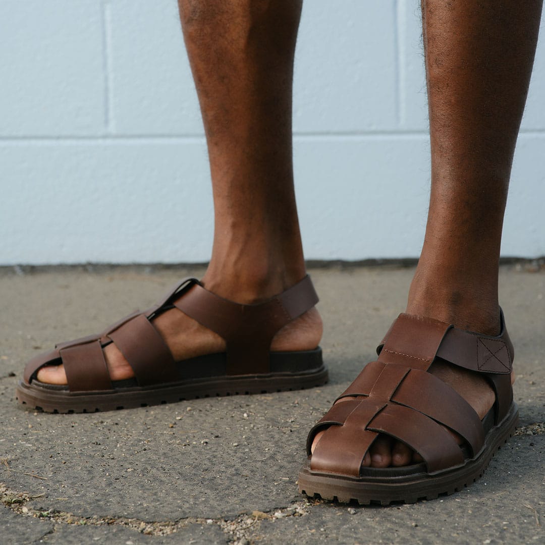 Mens - Cape Fisherman Sandal - Chestnut – SeaVees