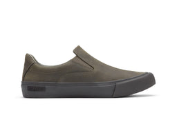 Men's Hawthorne Slip On in Black Olive leather, side view