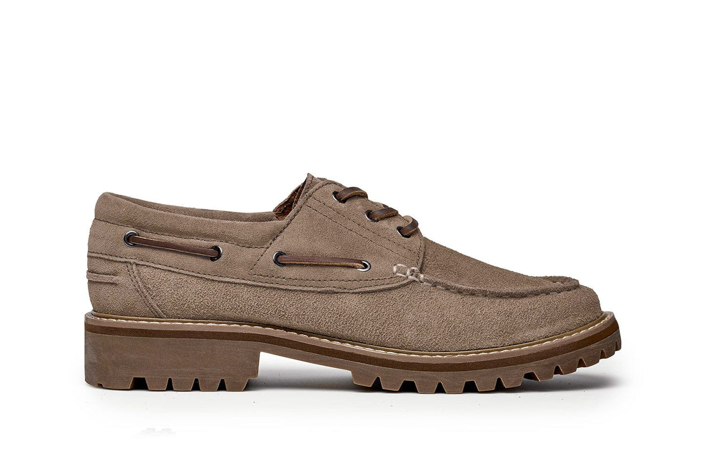 Mens - Larkspur Lug Boat Shoe - Cement