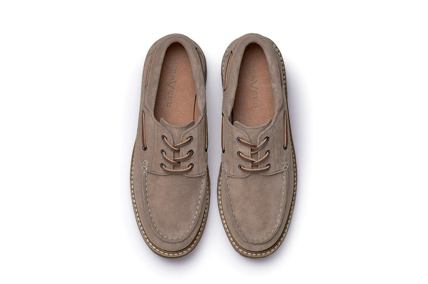 Mens - Larkspur Lug Boat Shoe - Cement