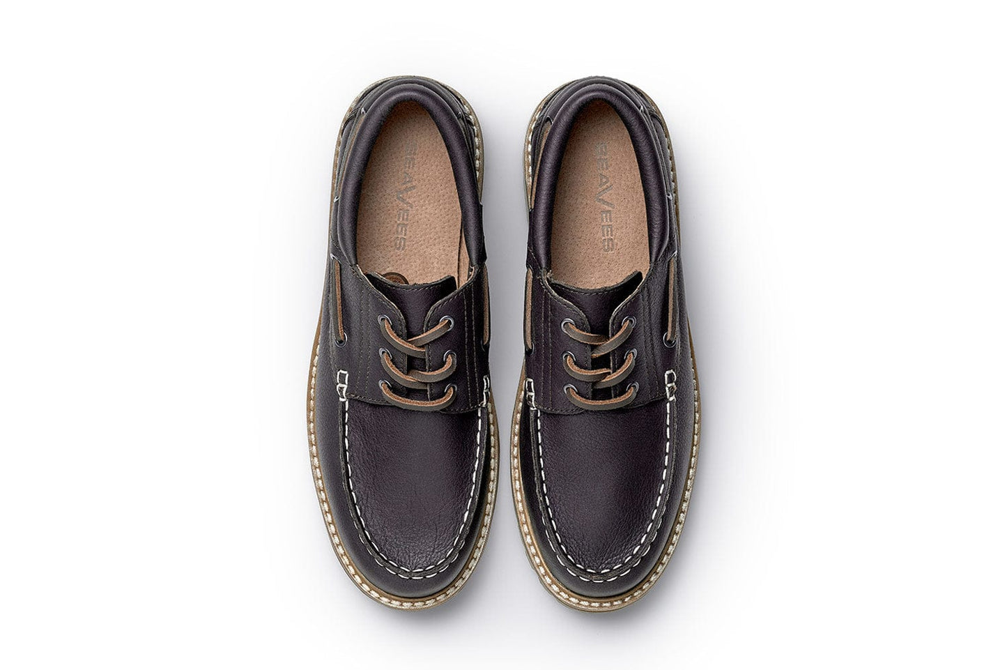 Mens - Larkspur Lug Boat Shoe - Dark Chocolate