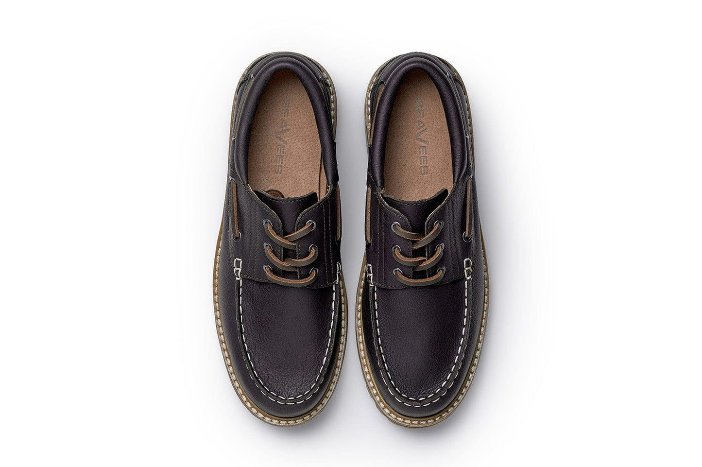 Mens - Larkspur Lug Boat Shoe - Dark Chocolate