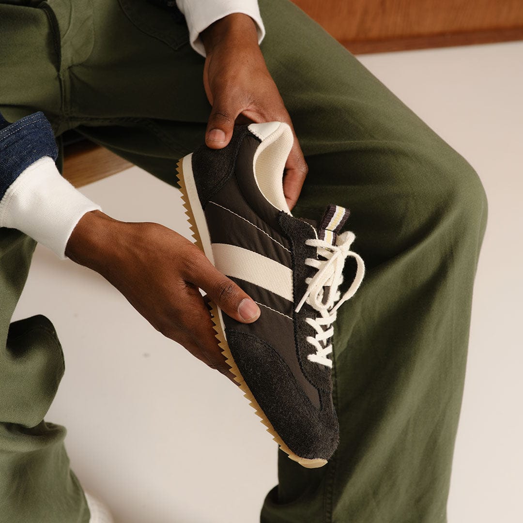 Mens - Wilcox Low Profile Trainer - Vintage Black