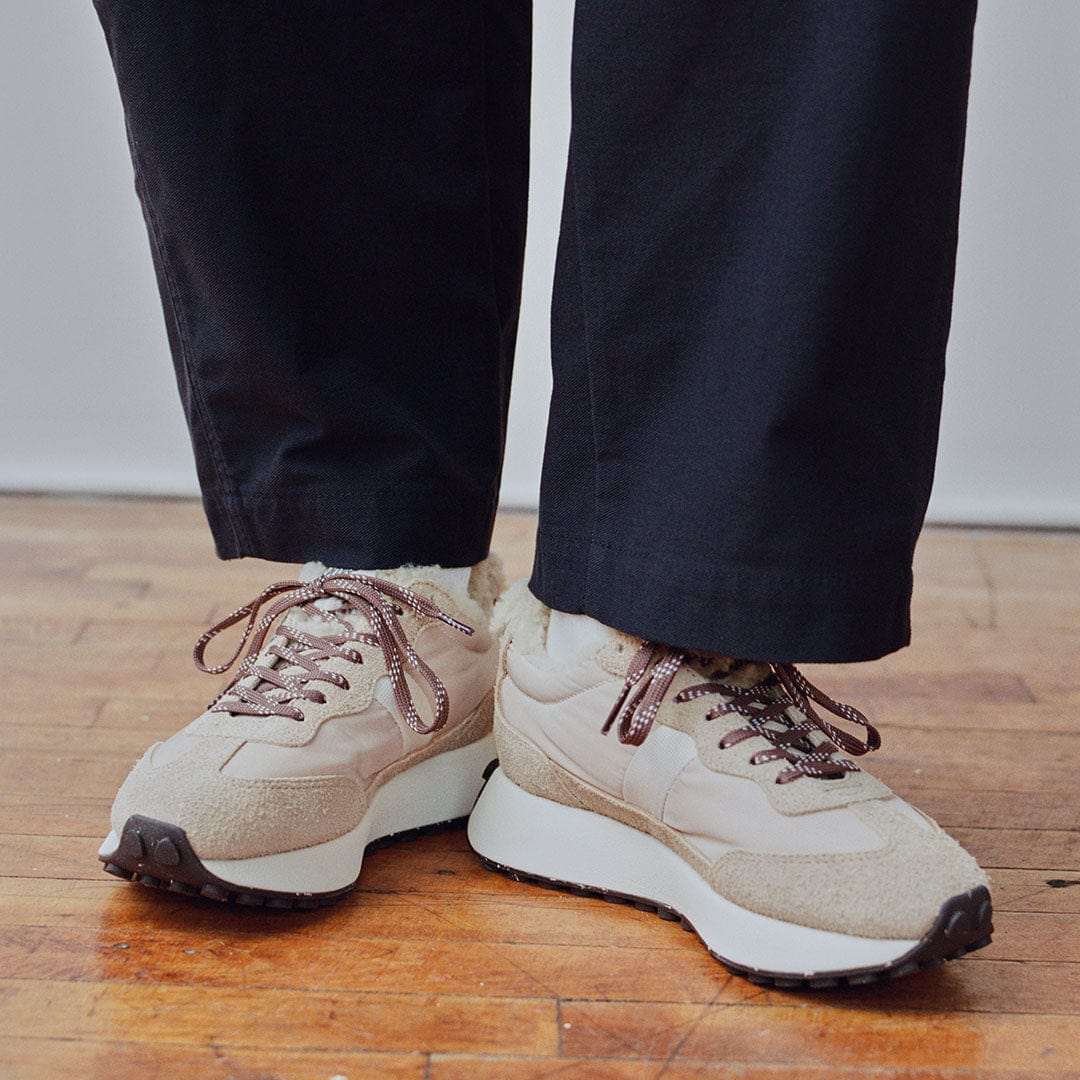 Womens - Acorn Trainer - Cream Cafe
