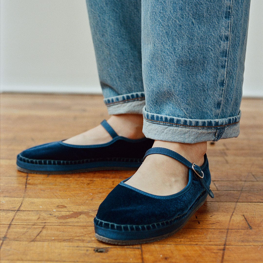 PS.MARYJANE  バレエシューズ ロイヤルブルー 36.1/2 ブリッジ メリージェーン バレエ womens 30000 | COLE_HAAN PS