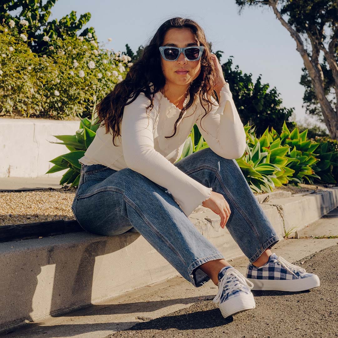 Womens - Monterey Sneaker Platform - Blueberry