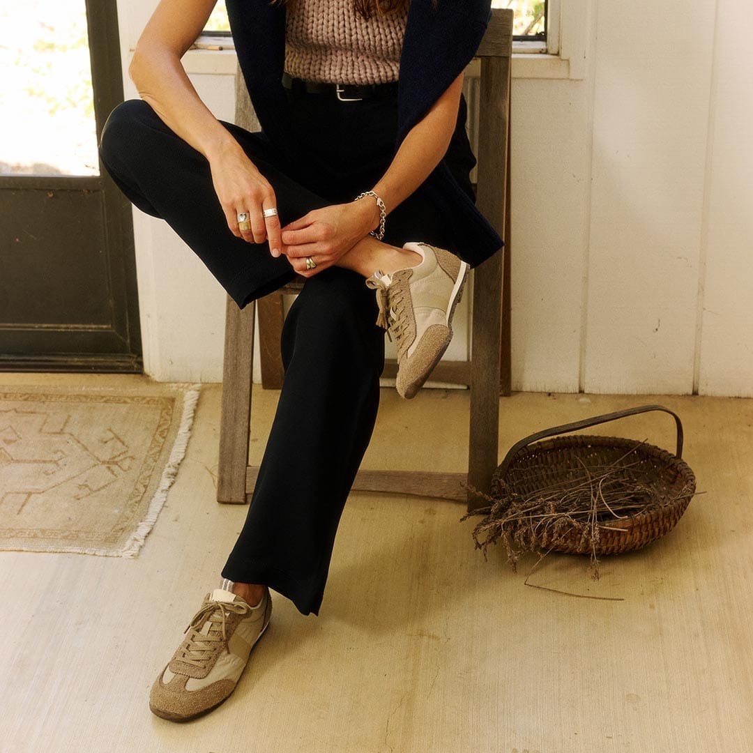 Womens - Parsons Low Profile Trainer - Vintage Khaki
