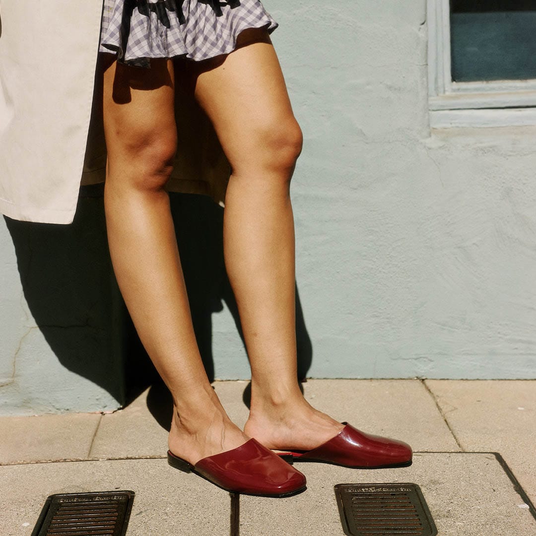 Womens - Sadie Slide - Deep Cherry