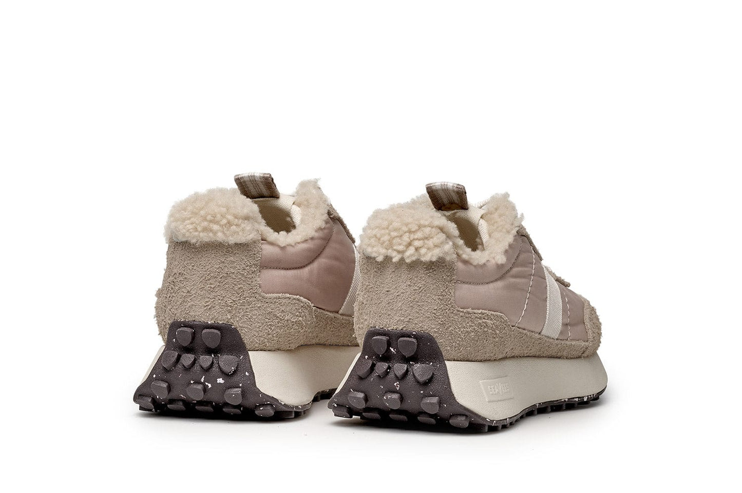 Womens - Acorn Trainer - Cream Cafe