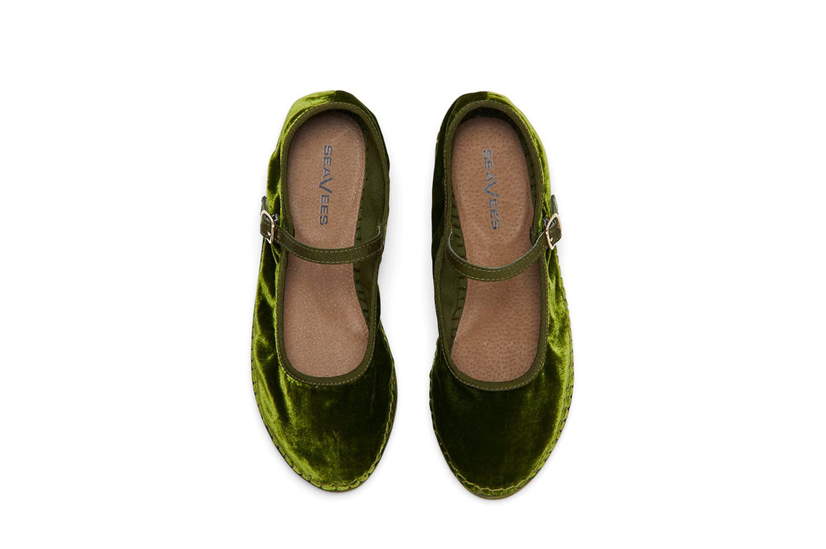 Womens - Carlyle Mary Jane - Dark Moss