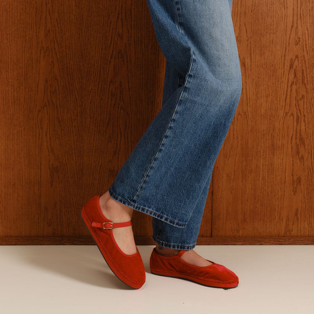 Womens - Carlyle Mary Jane - Ruby – SeaVees