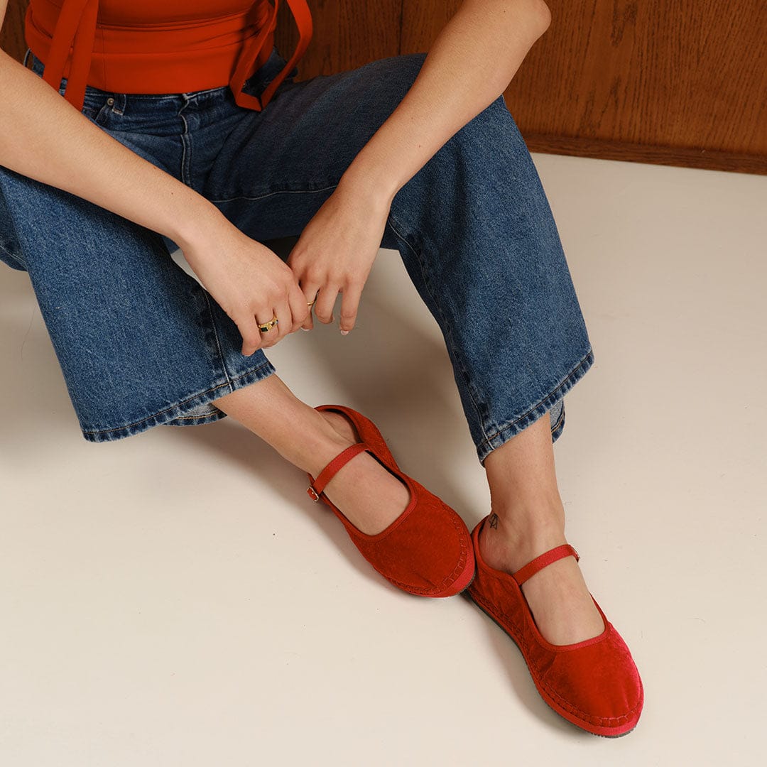 Womens - Carlyle Mary Jane - Ruby