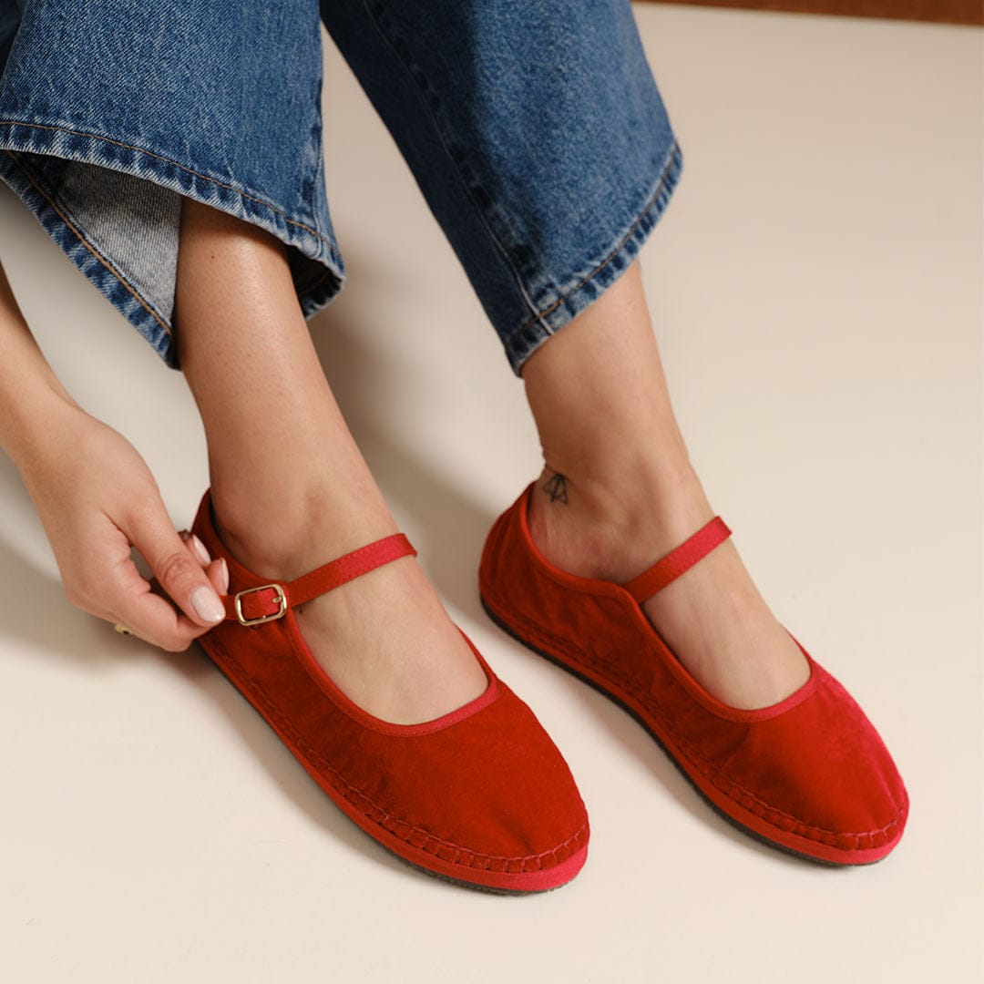 Womens - Carlyle Mary Jane - Ruby – SeaVees