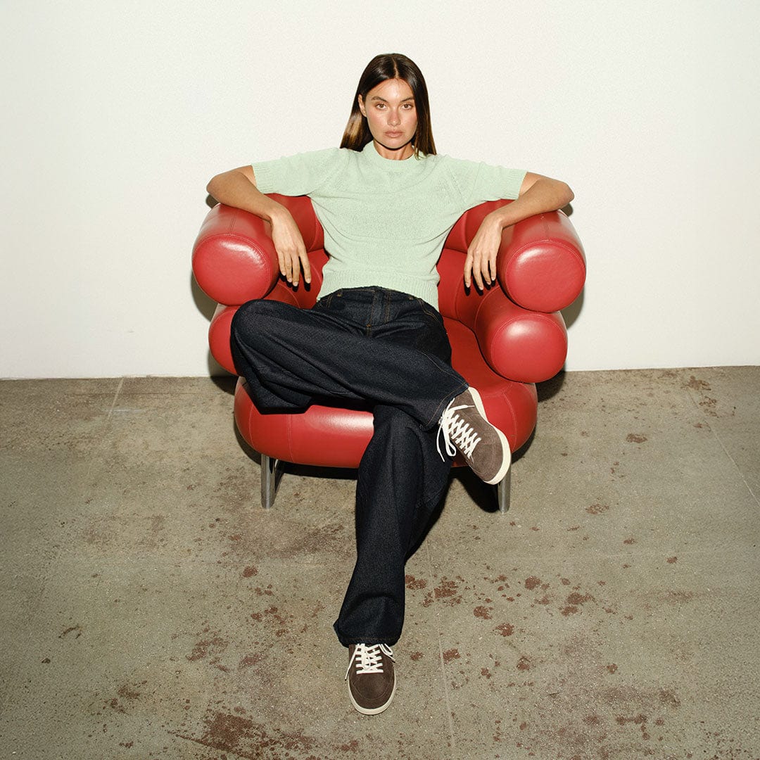 Womens - Clipper Sneaker - Espresso