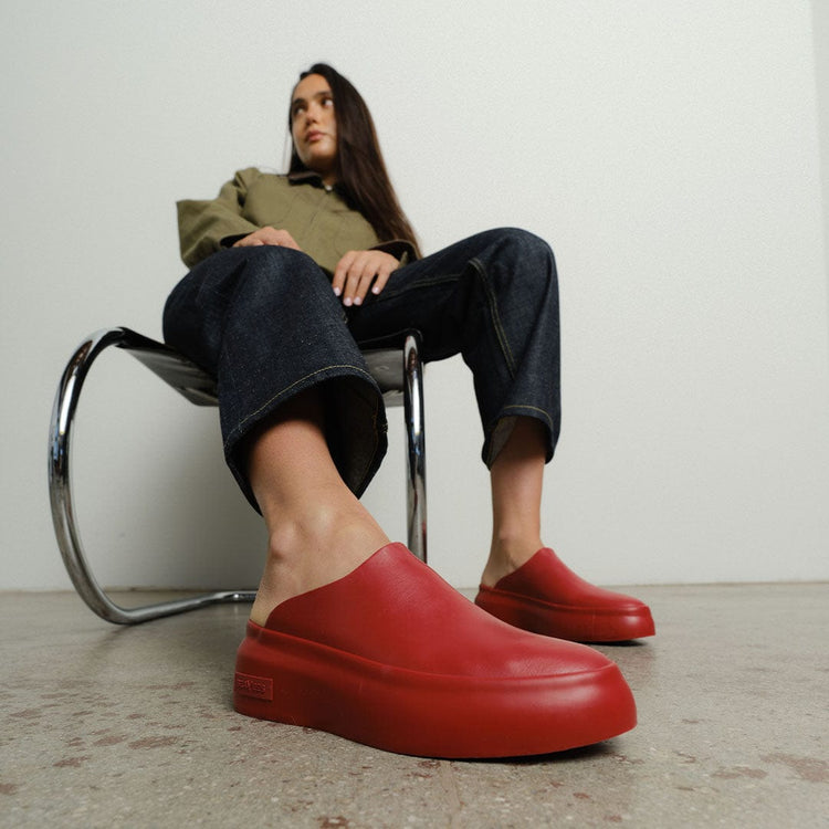 Womens - Marin Mule - Crimson