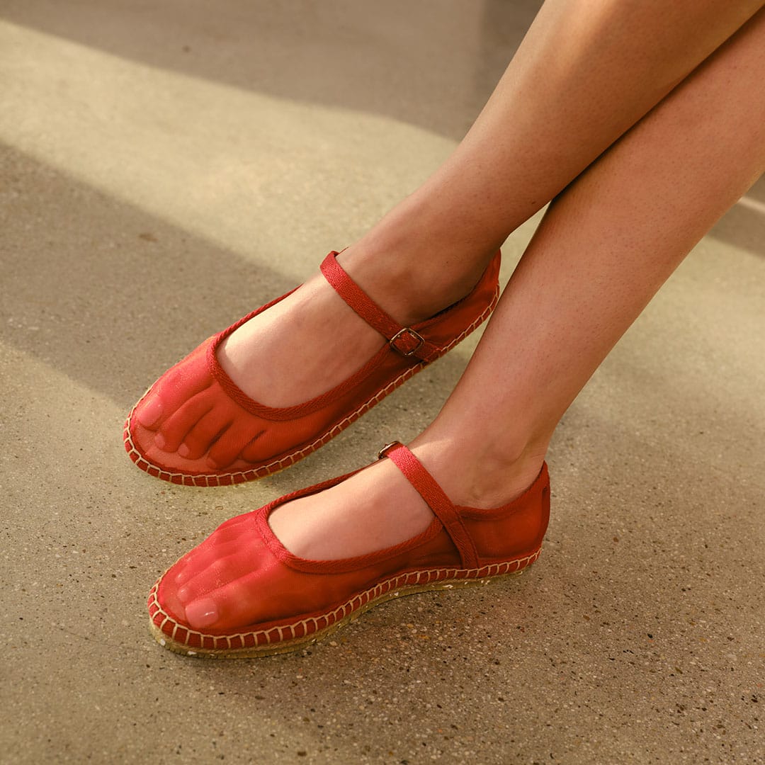 Womens - Miramar Espadrille - Forever Red