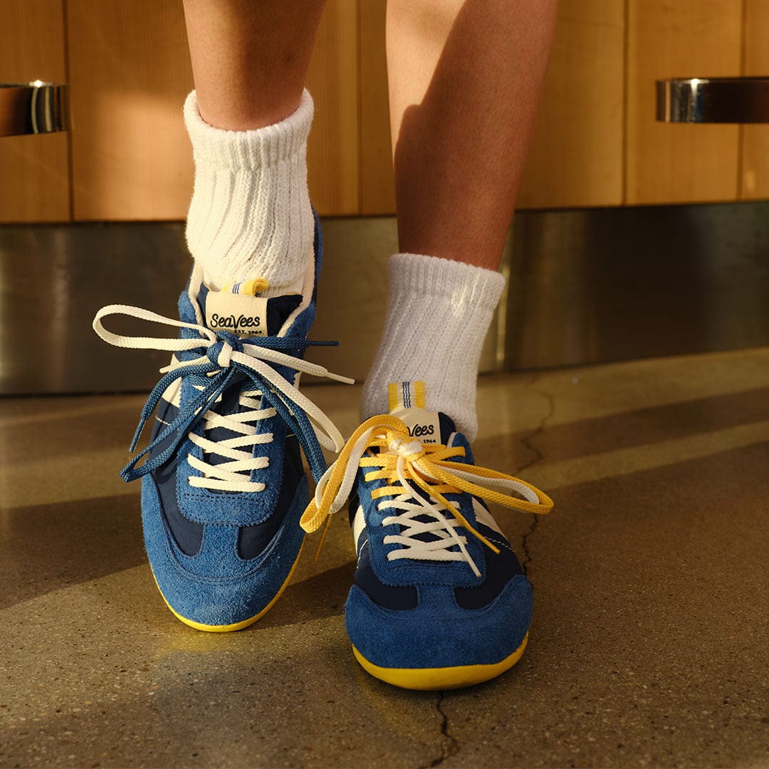 【buzzns】sea カゴバーキン ネイビーS Womens - Parsons Low Profile Trainer - Varsity Blue – SeaVees