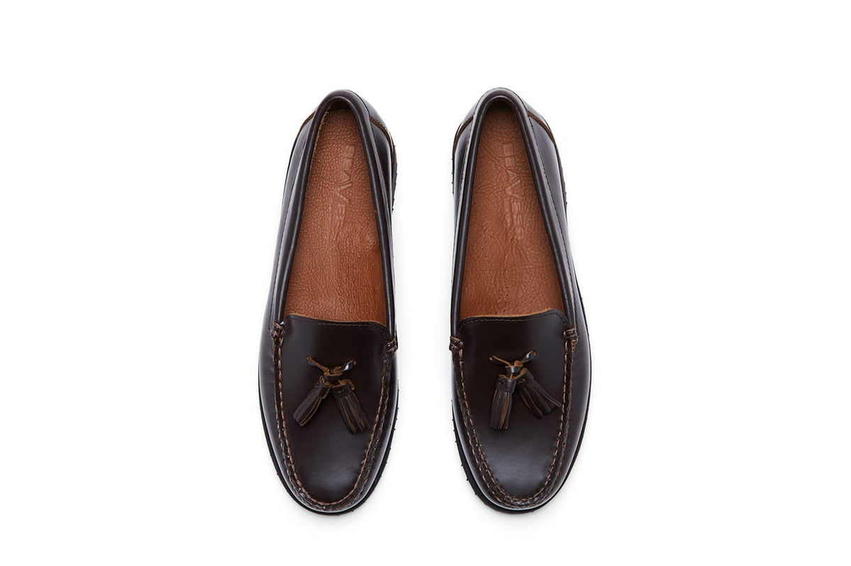Womens - Rickie Tassel Loafer - Dark Chocolate