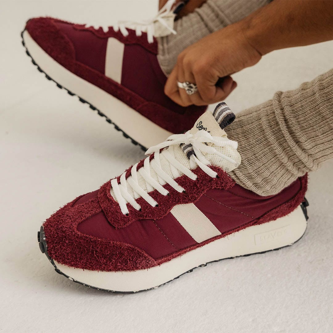 Mens - Acorn Trainer - Bordeaux