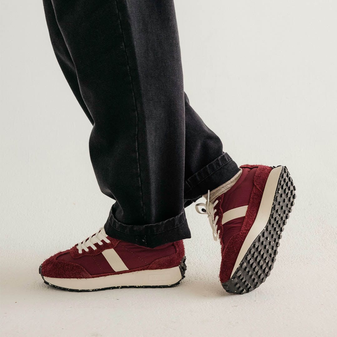 Mens - Acorn Trainer - Bordeaux