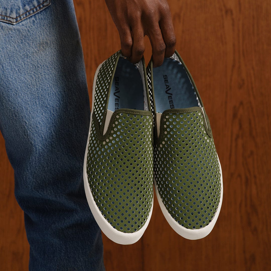 Mens - Baja Slip On Portal - Surplus Green – SeaVees