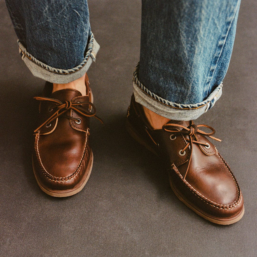 Mens - Landing Boat Shoe - Weathered Wood SeaVees Mens - Landing Boat Shoe - Weathered Wood SeaVees