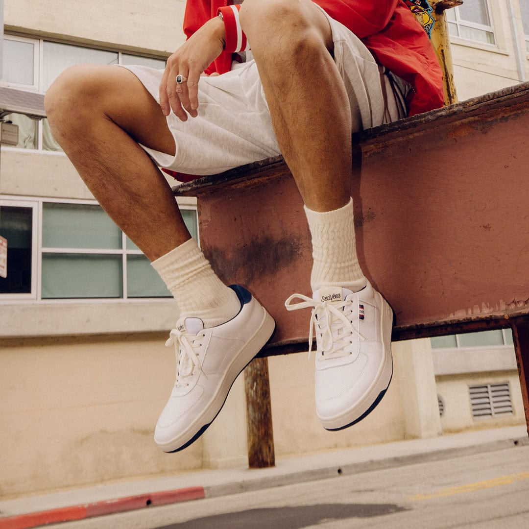 Mens - Cardinal Sneaker - White Navy