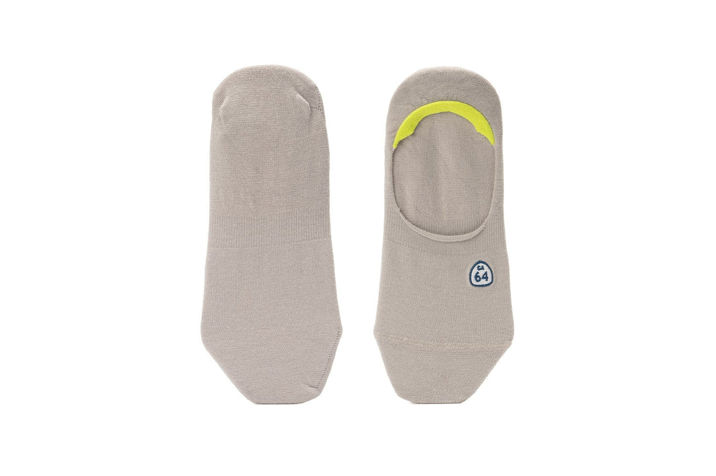 Hideaways No Show Socks 2-Pack - Grey and Pink