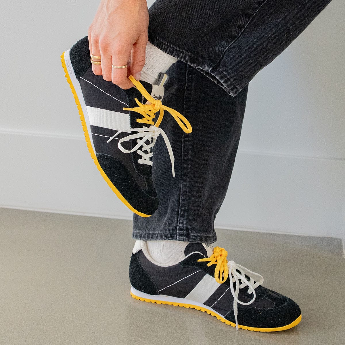 Womens - Parsons Low Profile Trainer - Black