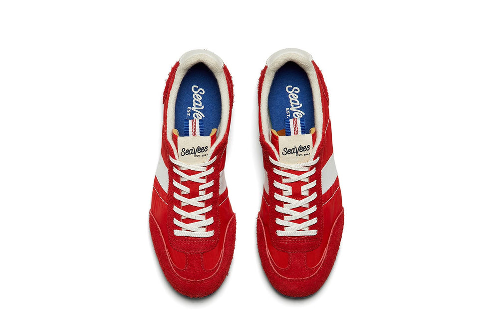 Womens - Parsons Low Profile Trainer - Ribbon Red – SeaVees