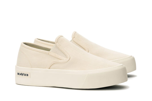 Womens - Baja Slip On Platform - Bleach