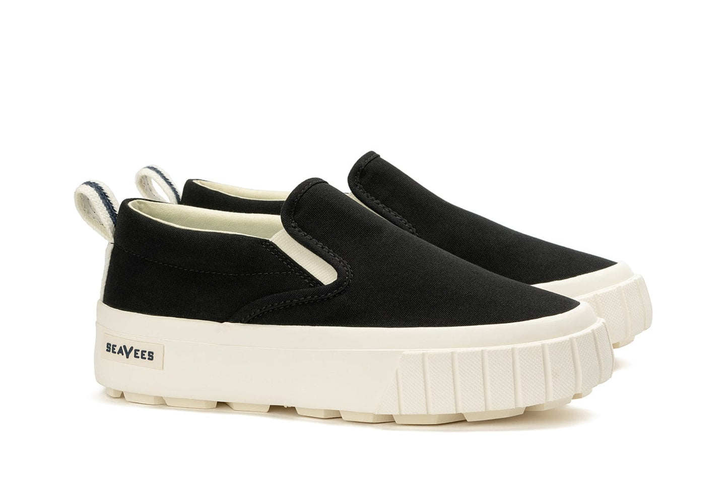 Womens - Fairfax Lug Slip On Platform - Black