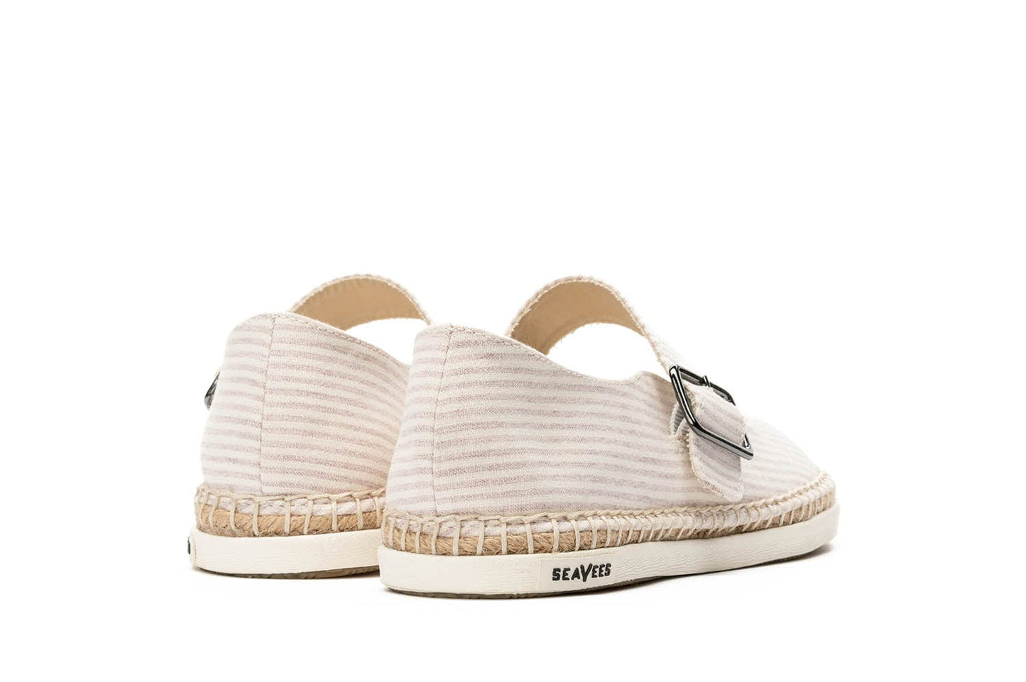 Womens - Mary Jane Espadrille - Rose Capri Stripe