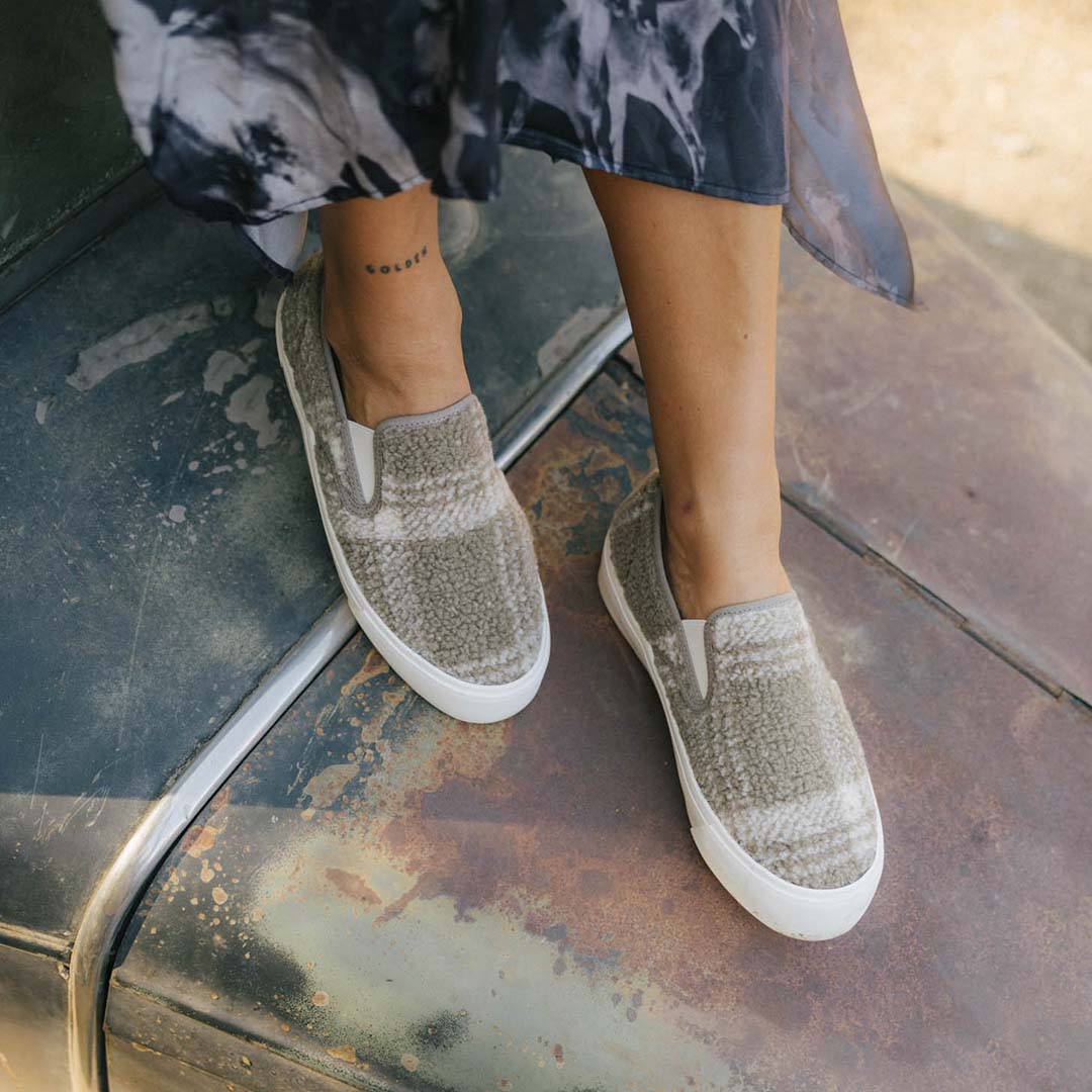 Taupe sale slip on