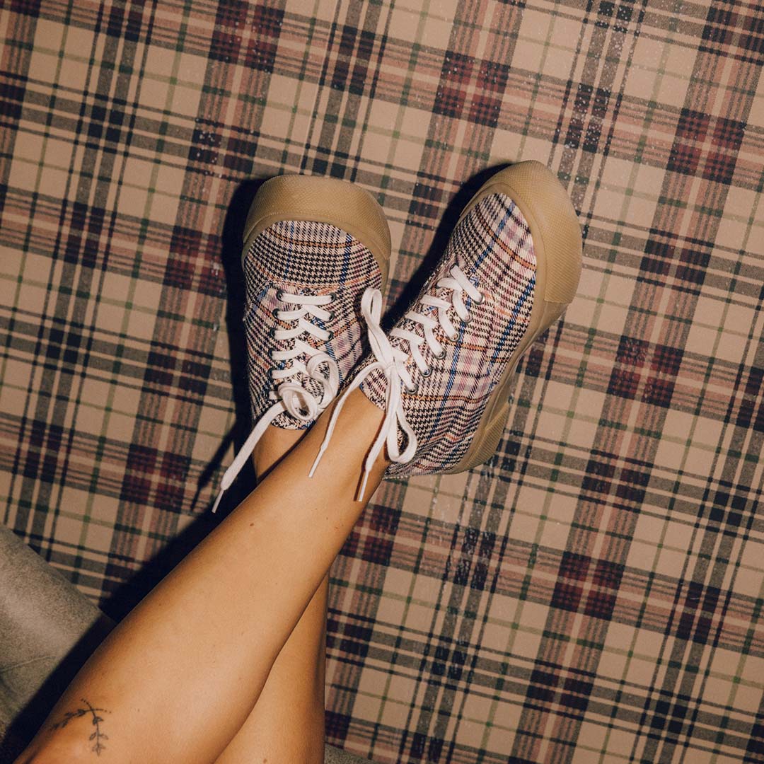 plaid womens vans
