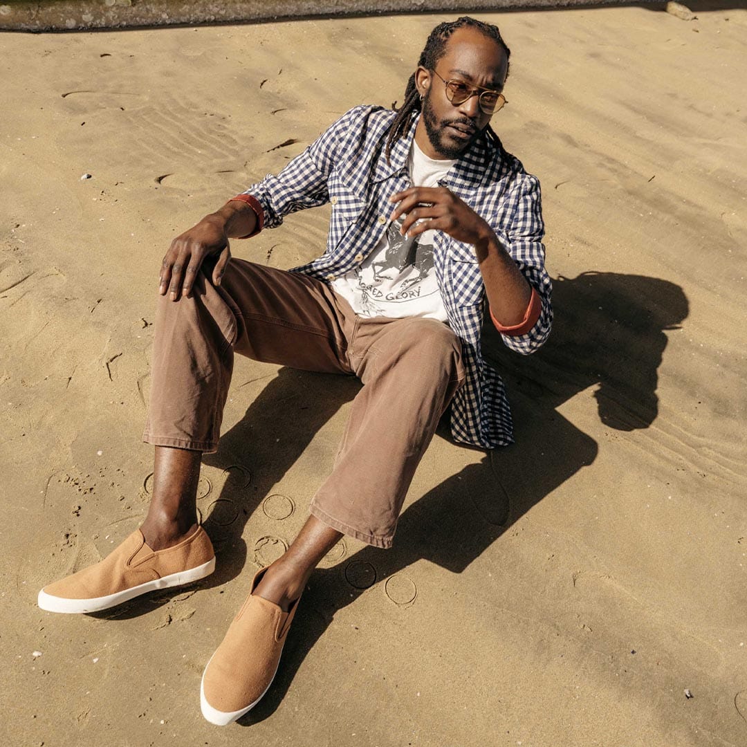 Mens - Baja Slip On Original - Almond