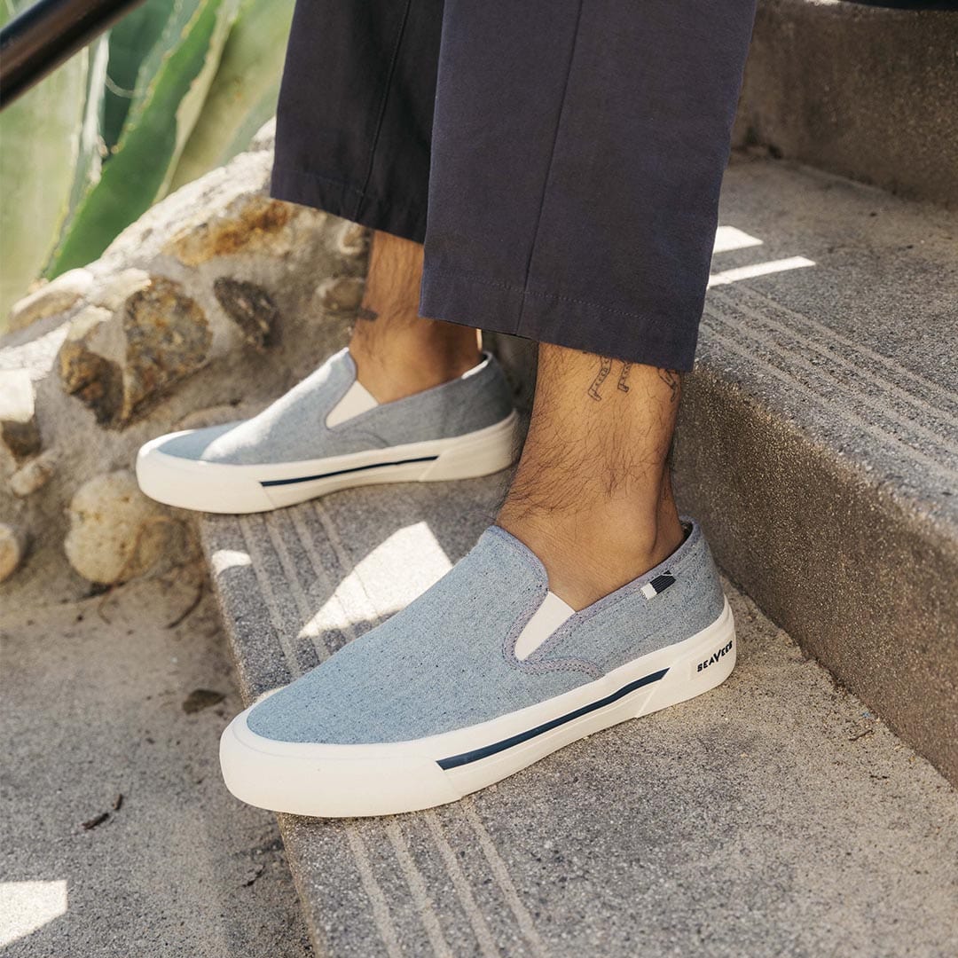 Mens - SeaChange Slip On - Blue Water